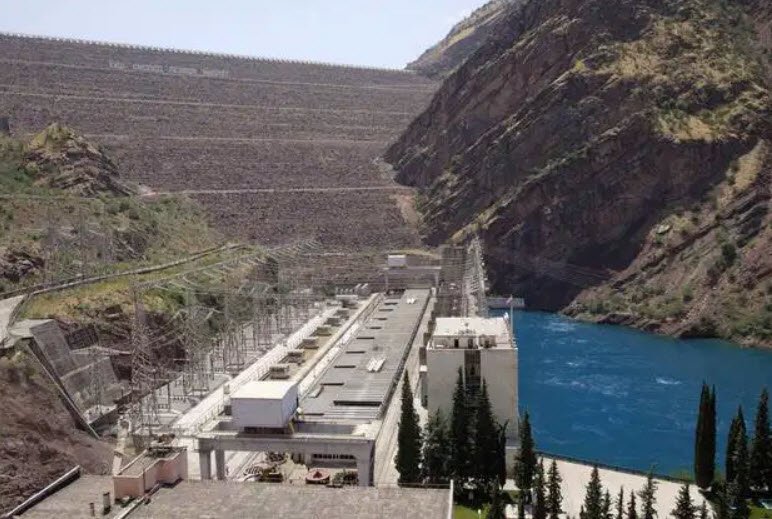 Nurek Dam, Near Norak, Khatlon Region, Tajikistan